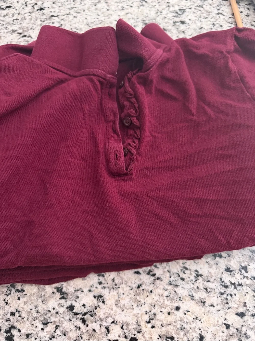 The Children's Place Burgundy Polo Shirt Bundle 8 total shirts